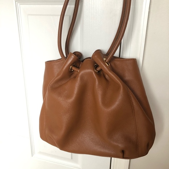 Michael Kors tan leather ring tassel tote - Picture 6 of 6